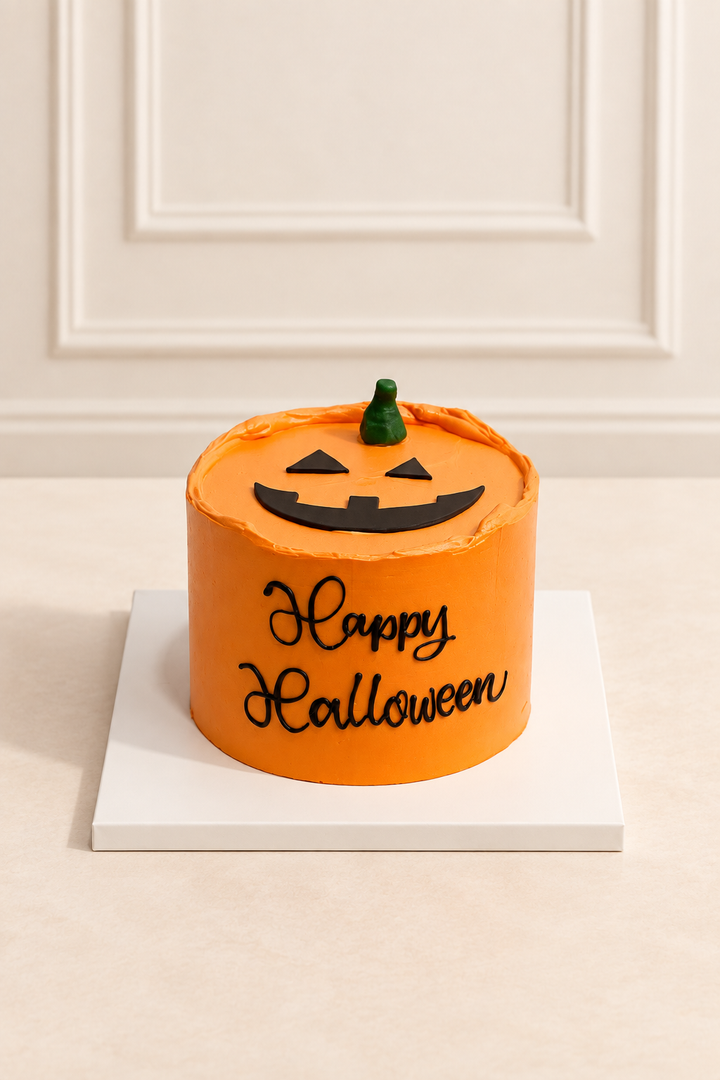 Halloween pumpkin 15 cm cake without cookies