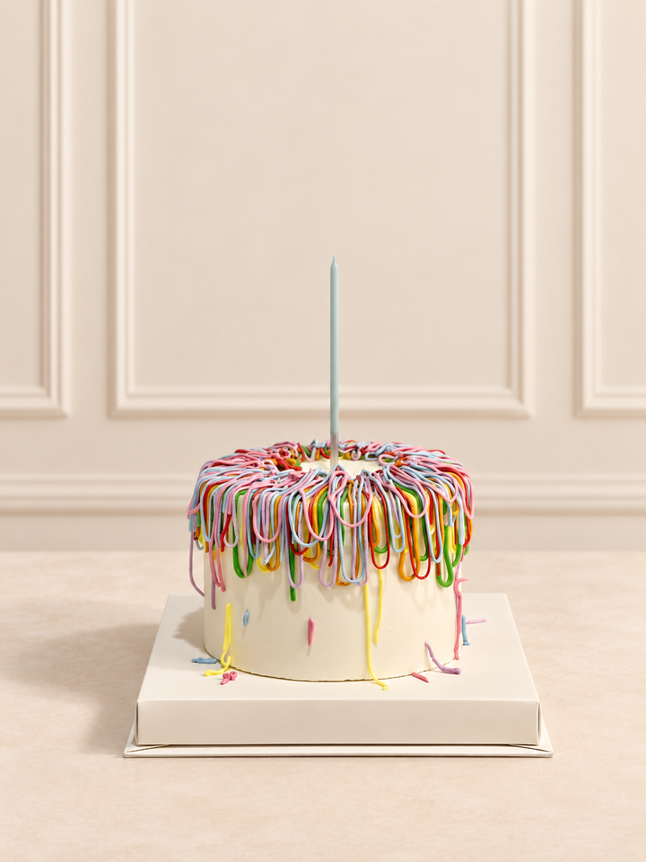 Rainbow drizzle 15 cm cake