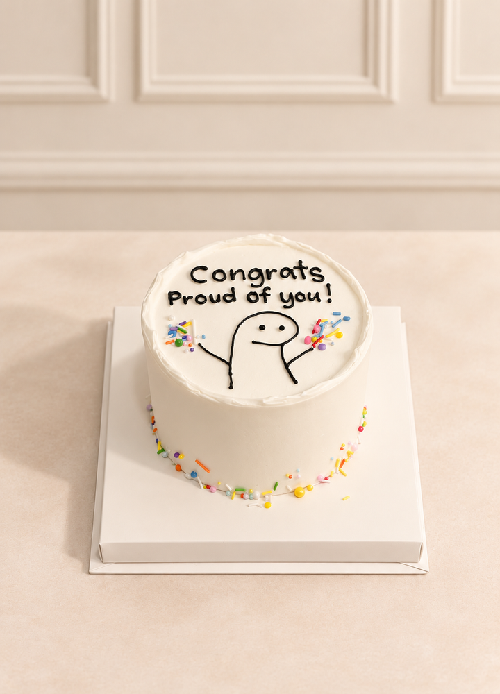 Congrats celebration 15 cm cake