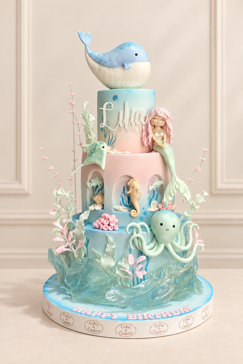 Mermaid Cake 7