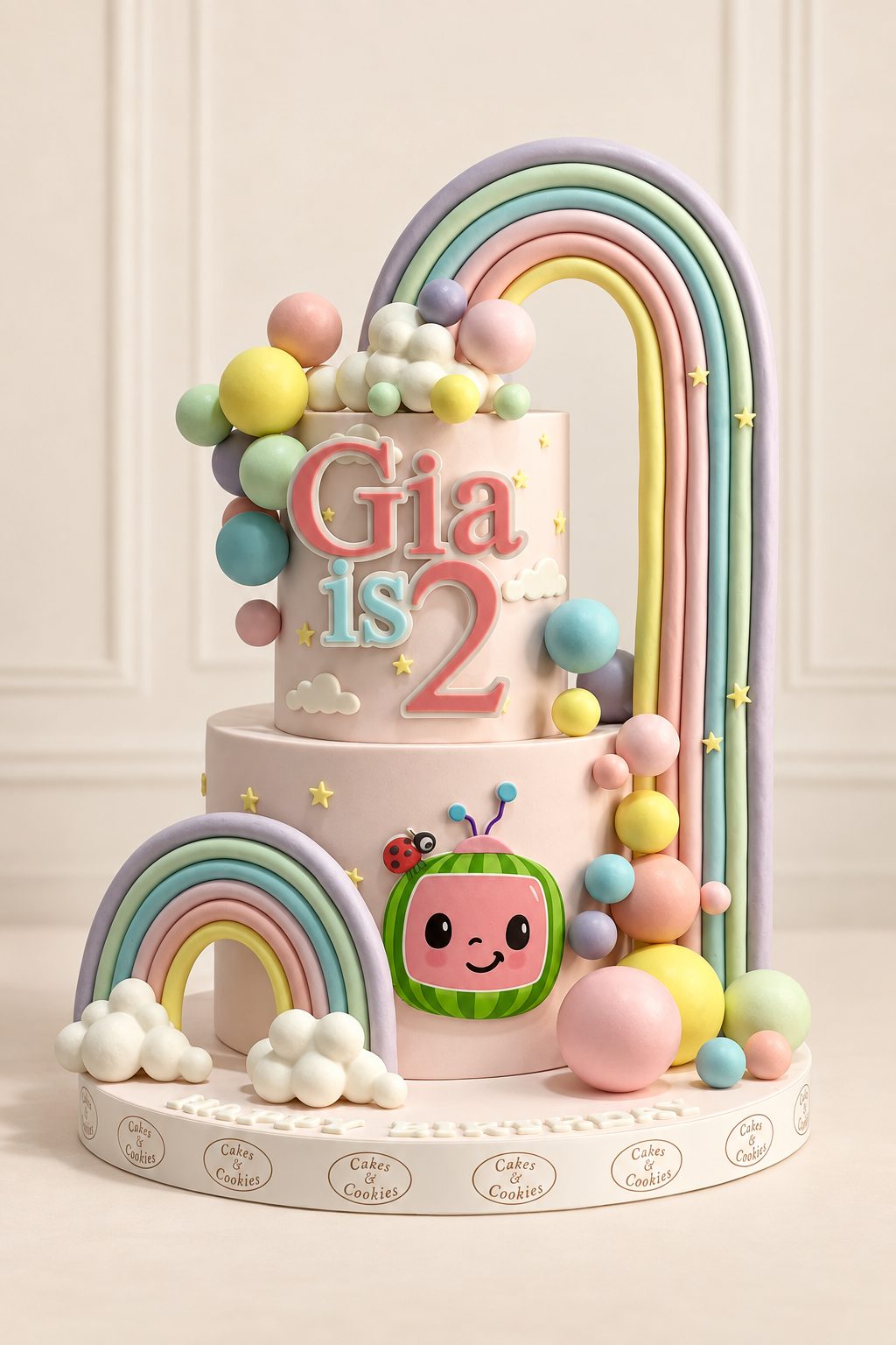 Rainbow Cake 7